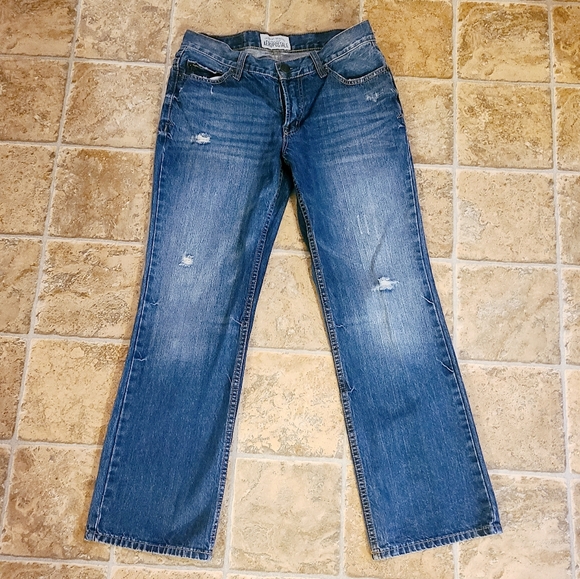Aeropostale Benton Bootcut Mens Jeans Distressed - Picture 7 of 7